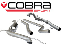 Seat Ibiza Cupra / Boganegra 1.4 TSI 10-14 Turboback-sportavgassystem (Med Sportkatalysator & Ej Ljuddämpat)Singel-utblås Cobra Sport